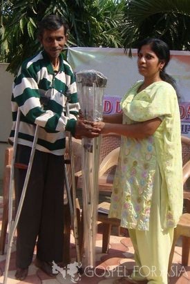 A Women’s Fellowship team celebrates International Day of Persons with Disabilities by giving to those in need.