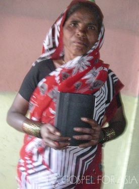 Sansita with Bible
