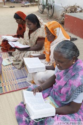 Women reading Bibles - Gospel for Asia - KP Yohannan