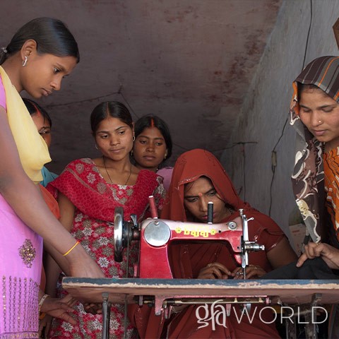 Sewing machines help families and communities out of poverty.