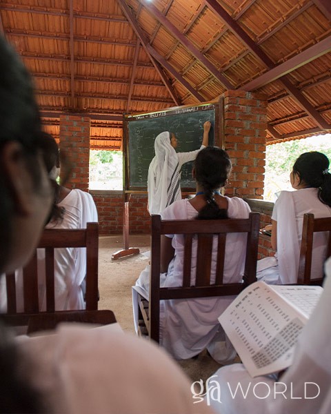 GFA World partners teaching a literacy class.