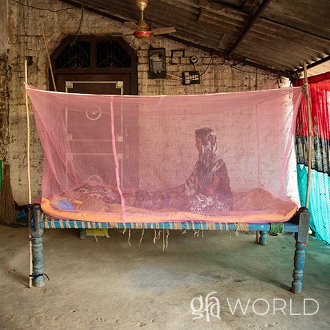 Mosquito nets like this are saving lives.