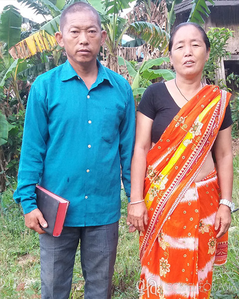 Pastor Batsal and his wife