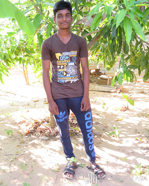 This boy has hope now thanks to the gifts from GFA